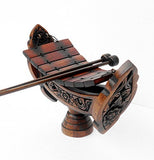 Thai Teak Wood Thai Traditional Musical Instruments Teakwood Teak Wood Wooden Xylophone 8 Bar Notes, inch (Wood040