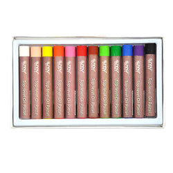 S TOP Grade 12 colors Oil Pastels 12 colors Assorted Colors, Professional Non Toxic Round Painting Oil Pastel Suitable for Artists, Beginners, Students, Kids Art Painting Drawing (12colors)