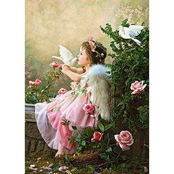 Diamond Painting Kits for Adults,5D DIY Diamond Kits with Full Round Drill Great Decor for Home Angel Child 11.8x15.7in 1 Pack by Cenda