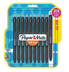 Paper Mate 1958764  InkJoy Gel Pens, Medium Point, Black, 10-Count