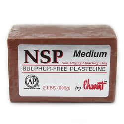 Chavant Clay - NSP Medium Brown - Sculpting and Modeling Clay (40lb Case)