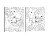 100 Cute Animals Coloring Book: An Adult Coloring Book Featuring 100 Adorable Pets & Cute Animals Including Cats, Dogs, Birds and Many More!