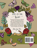 Life Of The Wild: A Whimsical Adult Coloring Book: Stress Relieving Animal Designs