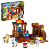 LEGO Minecraft The Trading Post 21167 Collectible Action-Figure Playset with Minecraft’s Steve and Skeleton Toys, New 2021 (201 Pieces)