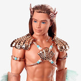Barbie Signature King Ocean Ken Merman Doll (12 In, Long Brunette Hair)