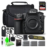 Nikon D850 DSLR Digital Camera Body Only (1585) USA Model Bundle with SanDisk 64GB Extreme PRO SD Card + (2) Extra Compatible Batteries + Large Camera Bag + Wireless Remote + More