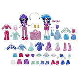 My Little Pony Equestria Girls Fashion Squad Twilight Sparkle and DJ Pon-3 Mini Doll Set Toy with Over 40 Fashion Accessories