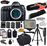 Canon EOS 5D Mark IV Digital SLR Camera Bundle (Body Only) + Accessory Bundle (14 Items)