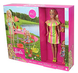 Barbie Puppy Picnic Playset with 2 Dolls, 2 Puppies and 25+ Accessories