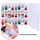Toys Organizer Storage Case for LOL Surprise O.M.G Dolls, Bakugan, Calico Critters, LPS Figures, Shopkins, Lego Dimensions and More, 48 Compartment - Double Side