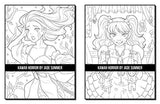 Kawaii Horror: An Adult Coloring Book with Adorable Girls, Spooky Scenes, Mysterious Places, Scary Adventures, and More!