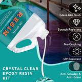 DR CRAFTY Clear Epoxy Resin - Epoxy Casting Resin Kit - Clear Epoxy Resin for Resin Molds, Table Top, Art Resin, Craft, Jewelry Casting, DIY, Tumblers & Wood - 2 Part Resin Kit, 2 Gallon