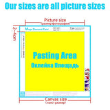 DIY 5D Diamond Painting Kits for Adults Full Drill Cartoon Clown 80x120cm Square Drill Cross Stitch Crystal Rhinestone Diamond Art Embroidery Canvas Mosaic Crafts for Home Wall Decor Q1817