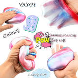 JAJSKUWA 70 Pack Galaxy Slime kit,with Galaxy Stickers,Party Favor for Kids Girls & Boys, Adults,Ages 5+ Non Sticky, Stress & Anxiety Relief, Wet, Super Soft Sludge Toy