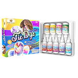 Desire Deluxe Tie Dye Kit – Set of 9 Paint Colours Ink for Dyeing Fabric, Clothes – Creative Art Craft Tie-Dye Kits Games Activity for Adults & Kids