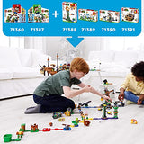 LEGO 71390 Super Mario Reznor Knockdown Expansion Set, Collectible Buildable Game Toy for Kids with Blue Toad Figure, Gifts for Girls & Boys Age 8 Plus