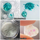 100ML Transparent UV Epoxy Resin + 8x30ml Color Resin Multi-Colored + 17 Open Back Bezels Frames & 1 Mold for Pendants Earrings Necklaces Jewelry Making + 24 Holographic Glitter & Nacre Pieces + Lamp