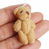 Odoria 1/12 Dollhouse Mini Bear Miniature Decoration Accessories, Brown