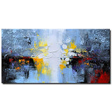 Large Hand Painted Textured 3D Oil Painting on Canvas Big Abstract Wall Art Landscape Artwork