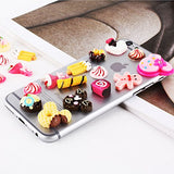 20 PCS DIY Colorful Mixed lot Food Resin Flatback Cabochons Decoration Cute Candy Dessert Beads