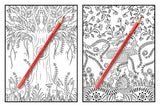Magical Forest: An Adult Coloring Book with Enchanted Forest Animals, Cute Fantasy Scenes, and Beautiful Flower Designs for Relaxation