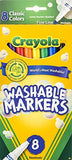 Crayola Ultra-Clean Washable Markers, Color Max, Fine Line Classic Colors 8 Ea (Pack of 3)