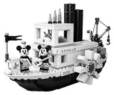 LEGO Ideas 21317 Disney Steamboat Willie Building Kit (751 Pieces)