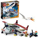 LEGO Jurassic World Quetzalcoatlus Plane Ambush 76947 Dinosaur Building Toy Set for Kids Aged 7 and up (293 Pieces)