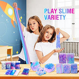 Unicorn Slime Kit for Girls 4-12,Supplies Makes Butter Slime,Candy Confetti Slime,Glimmer Crunchy Slime,Foam Crunchy Slime,Jelly Cubes Slime Party Favors for Kids