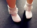 Kuafu 1/4 BJD SD Doll Lovely Lace White Socks 1 Pair