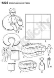 Simplicity 4225 Baby Accessory Sewing Pattern for Baby Boy and Girl by Teri, One size