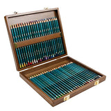 Derwent Artists Color Pencils, 4mm Core, Wooden Box, 48 Count (0700643)