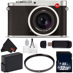 Leica Q (Typ 116) Digital Camera (Silver Anodized) 19022 + 32GB SDHC Class 10 Memory Card +