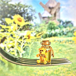 A jar of honey "Bear and honey". Dollhouse miniature 1:12