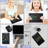 LCD Writing Tablet 12 Inch Colorful Drawing Tablet for Kids, Electronic Writing Drawing Pads Portable Doodle Board Gifts for Kids Office Memo Home Whiteboard