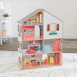 KidKraft Charlie Dollhouse with 10-Piece Accessory Set Gift for Ages 3+