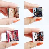 NWFashion Miniature Dollhouse Miniature Ramdon 9PCS Magazine Books for Bookroom/Bedroom