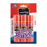 Elmers E579 Jumbo Disappearing Purple School Glue Stick, 1.4 Ounce, 3 Packs of 3 Sticks, 9 Sticks Total