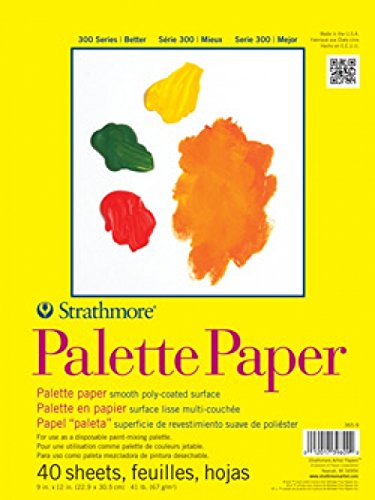 Strathmore STR-365-12 40 Sheet Disposable Palette, 12 by 16"
