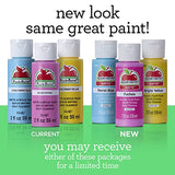 Apple Barrel Acrylic Paint Set, PROMOTCK 18 (2 fl oz/59 ml) & PROMOABI Acrylic Paint Set, 2 Fl Oz (Pack of 18), Assorted Matte Colors, 18 Count