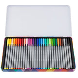 Staedtler Triplus Fineliner Pens - Metal Gift Tin of 30 Brilliant Colours - 0.3mm