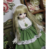 XSHION Pastoral Style Green Dress,Fashion Elegant Long Skirt for 1/6 BJD Dolls - No Doll