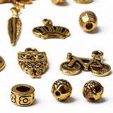 Jewelry Charms, EUBags 50 PCS Antique Gold Assorted Mixed Charms Pendants DIY for Necklace Bracelet