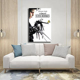 Edward Scissorhands 1990 Classic Movie Canvas Poster Wall Art Decor Print Picture Paintings for Living Room Bedroom Decoration 20×30inch(50×75cm) Unframe-style1