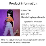 MEESock Girl BJD Doll 1/4 41cm Handmade Ball Jointed SD Dolls Cosplay Fashion Dolls Surprise Gift, with Clothes Shoes Wig Makeup