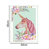 Diamond Painting for Kids Full Drill Paint with Diamonds Rhinestone Picture Arts (Unicorn 2)