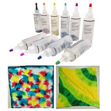 BEYST Tie Dye Kit, 10 Colors Single Step Permanent Tie Dye Full Tools Kit w/Easy-Squeeze Nozzles Non Toxic Fabric Textile Paint for DIY Clothing Graffiti