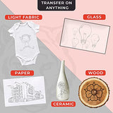 Carbon Paper for Tracing On Wood by Raimarket | 112 Pcs | Tracing Paper for Sewing Patterns and Fabric Includes 2 Pencil 2 Lead Box 1 Stylus| A4 Size (9 X 13") Graphite Paper (Black)