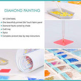 2 Pack Diamond Painting Kits for Adults, DIY 5D Beach Dog Cat Round Full Drill Art Perfect for Relaxation and Home Wall Decor (11.8x15.75inch/30x40cm)