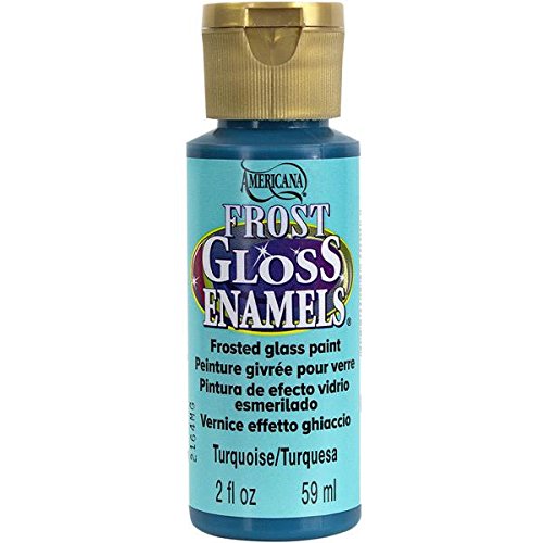 DecoArt Americana Frost Gloss Enamel Paint, 2-Ounce, Turquoise